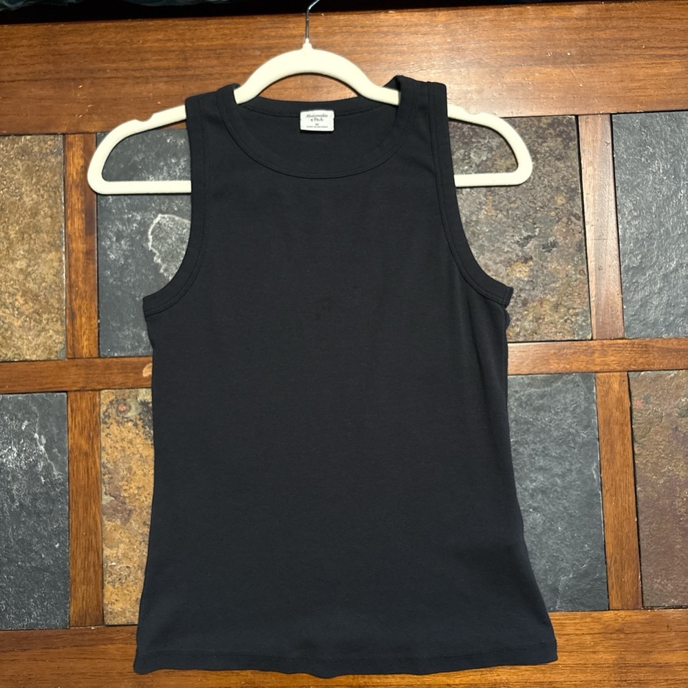 Abercrombie & Fitch Black Tank Top